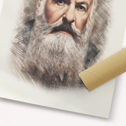 Rabbi Elchonon Wasserman – Fine Art Print | Jewish Wall Art, Gedolim Pictures