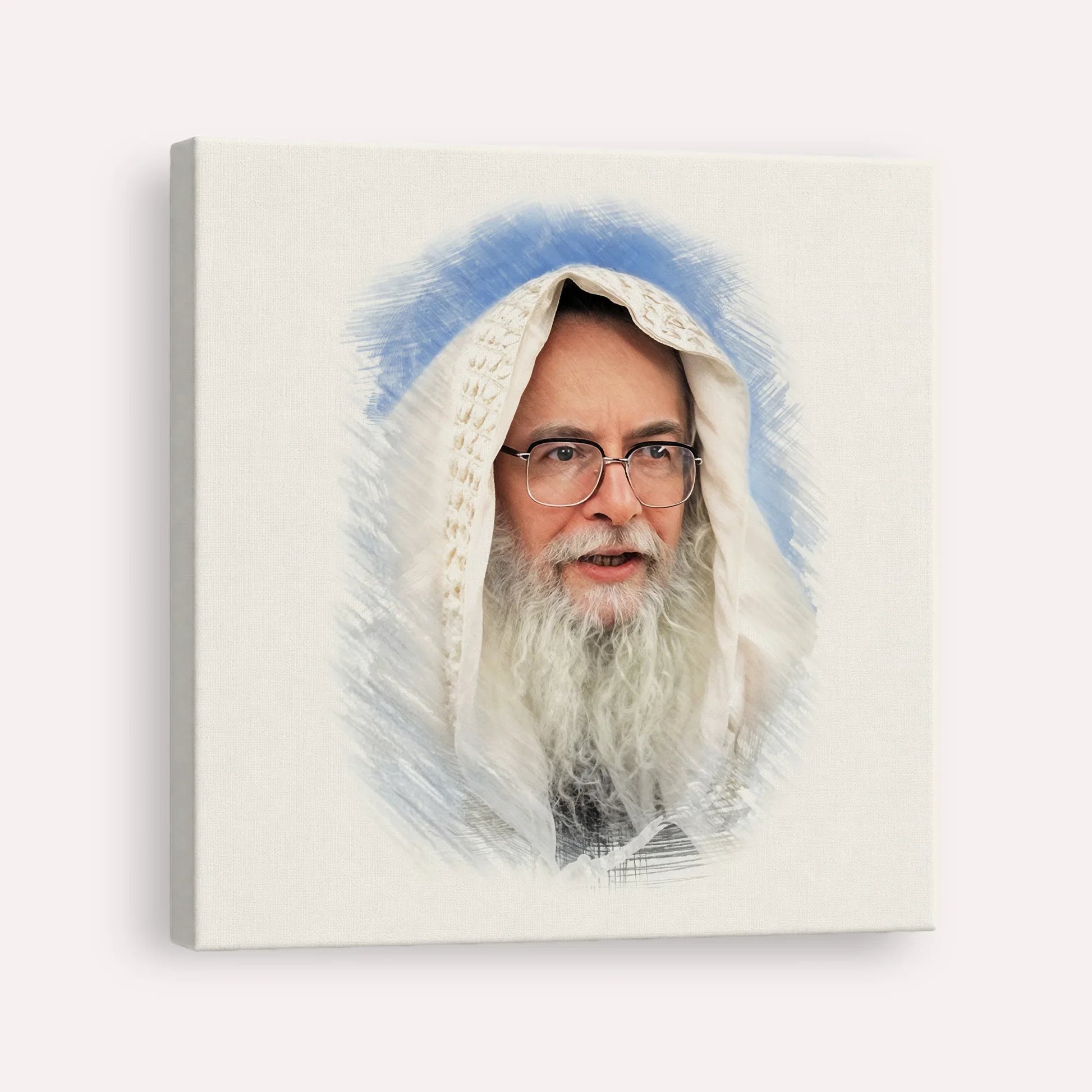 Rabbi Eliezer Shlomo Schick (Mohorosh) – Canvas Square | Jewish Wall Art, Gedolim Pictures