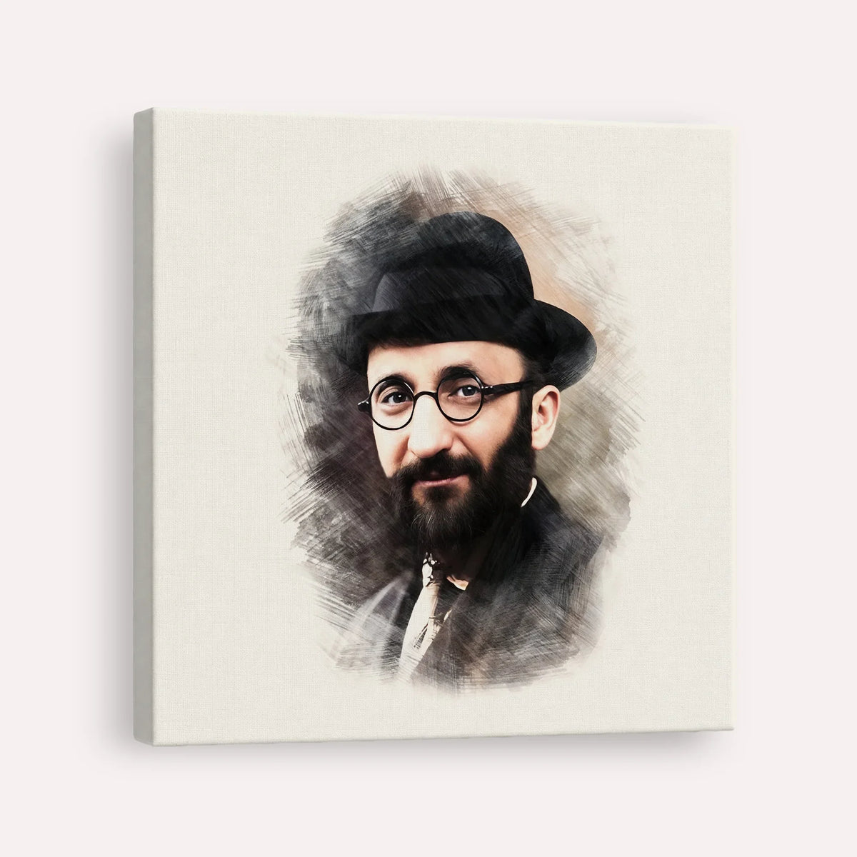 Rabbi Eliyahu Eliezer Dessler – Canvas Square | Jewish Wall Art, Gedolim Pictures