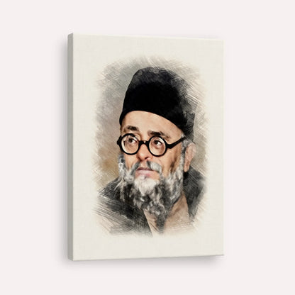 Rabbi Ezra Attiya – Canvas Vertical | Jewish Wall Art, Gedolim Pictures