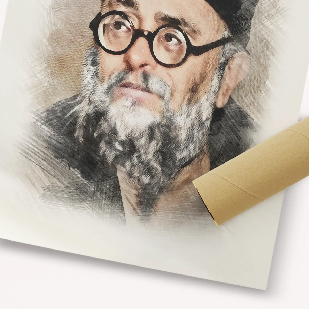 Rabbi Ezra Attiya – Fine Art Print | Jewish Wall Art, Gedolim Pictures