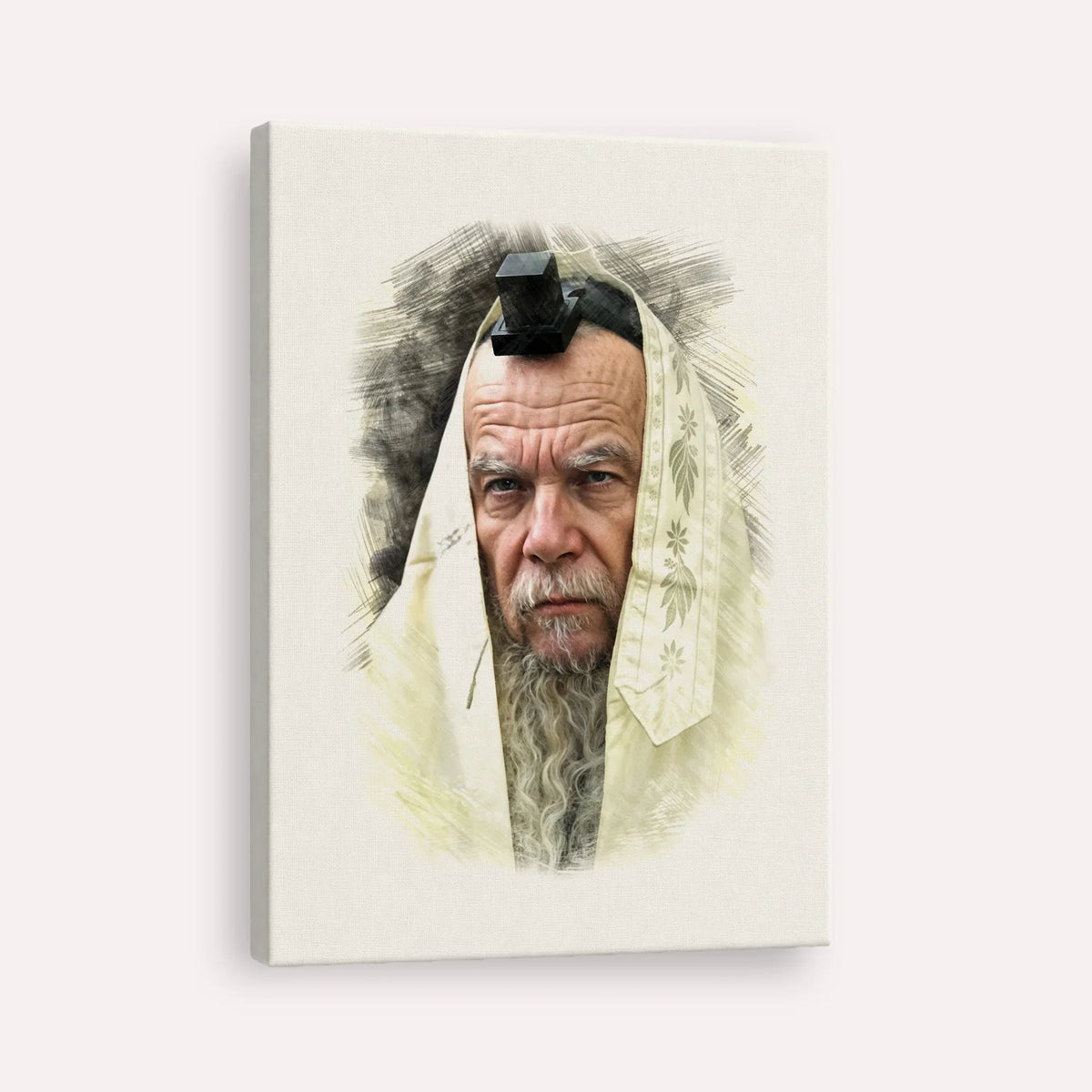 Rabbi Gershon Edelstein – Canvas Vertical | Jewish Wall Art, Gedolim Pictures