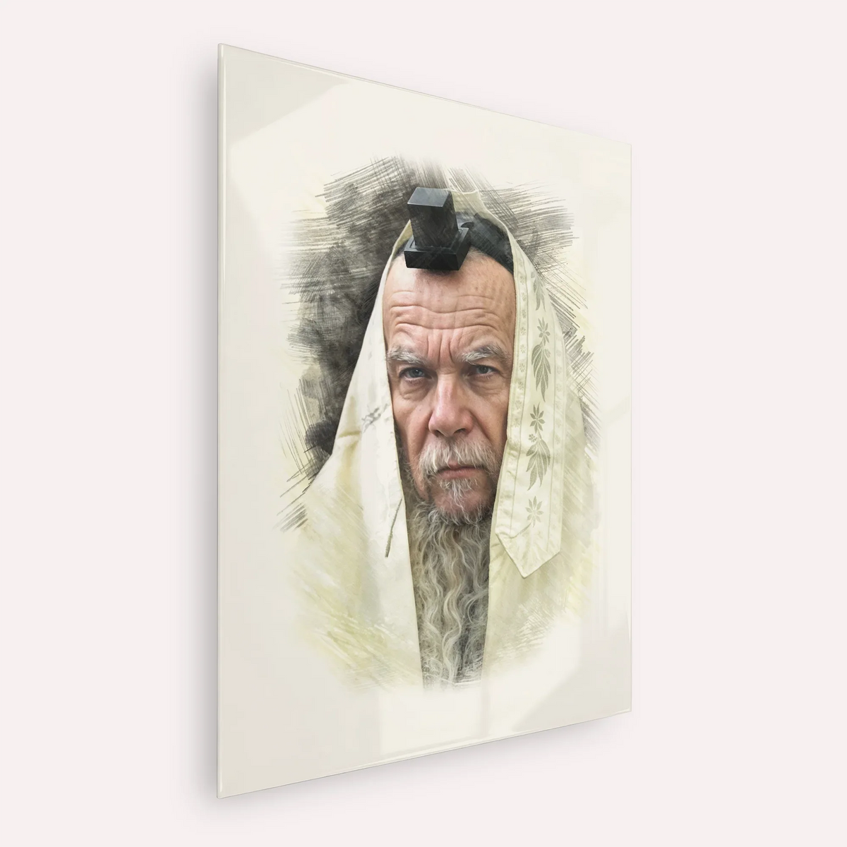 Rabbi Gershon Edelstein – Acrylic Glass Vertical | Jewish Wall Art, Gedolim Pictures