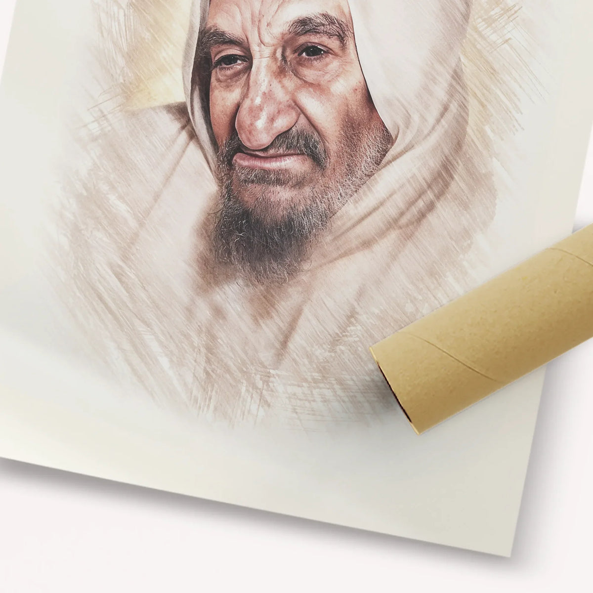 Rabbi Israel Abuhatzeira (Baba Sali) – Fine Art Print | Jewish Wall Art, Gedolim Pictures
