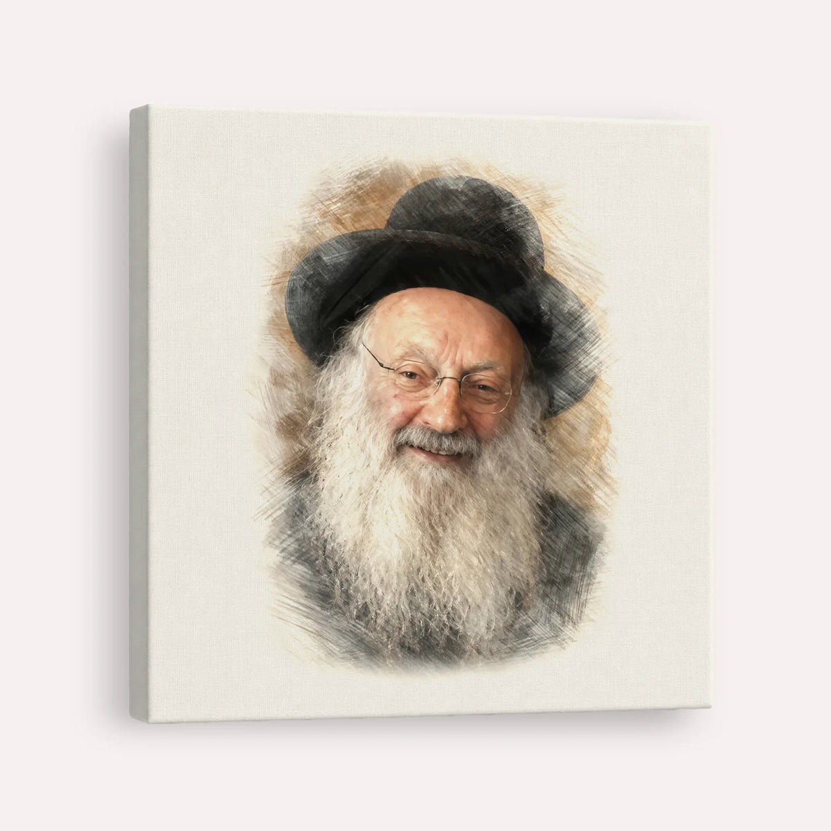 Rabbi Matisyahu Salomon – Canvas Square | Jewish Wall Art, Gedolim Pictures