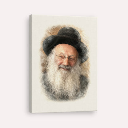 Rabbi Matisyahu Salomon – Canvas Vertical | Jewish Wall Art, Gedolim Pictures