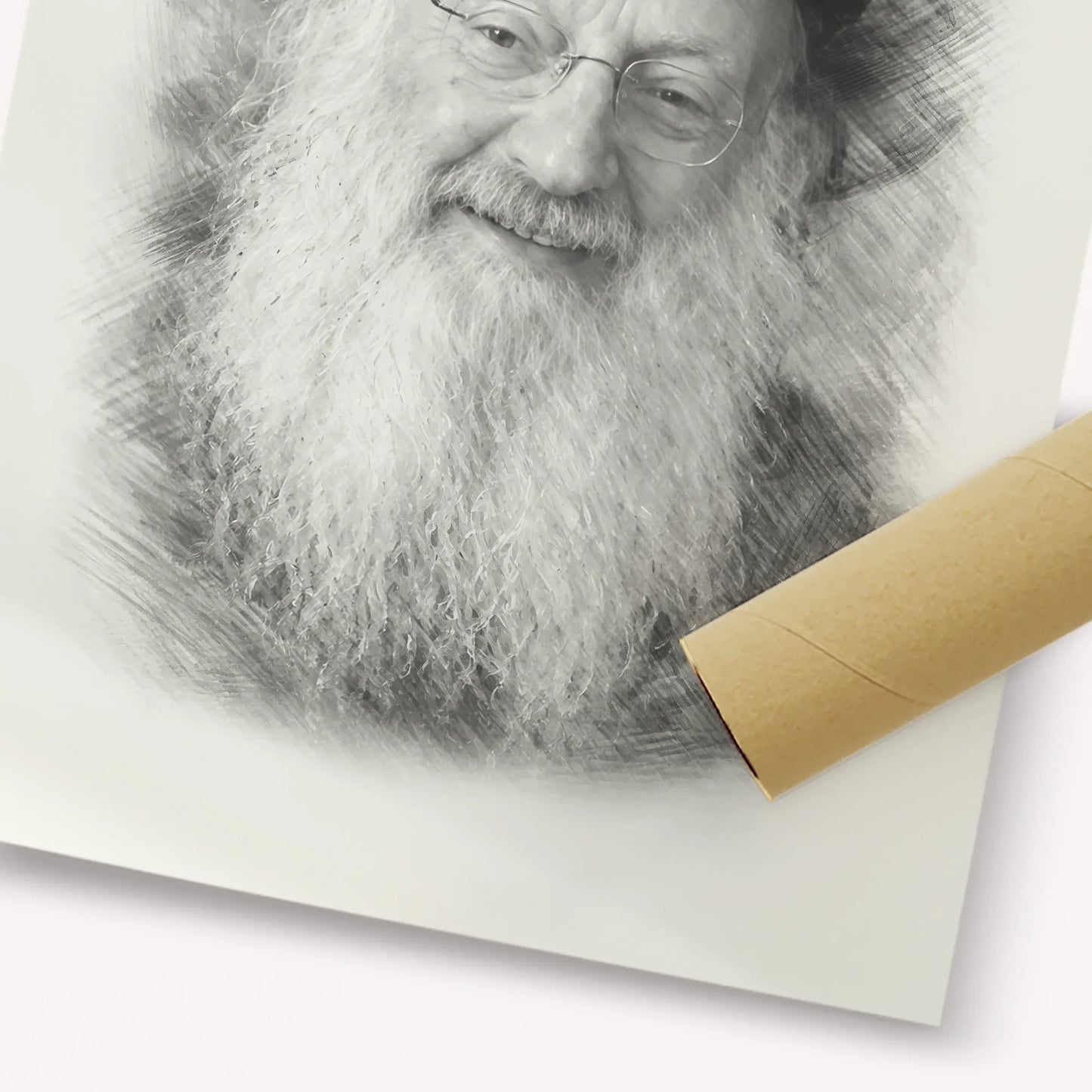 Rabbi Matisyahu Salomon – Black & White – Fine Art Print | Jewish Wall Art, Gedolim Pictures