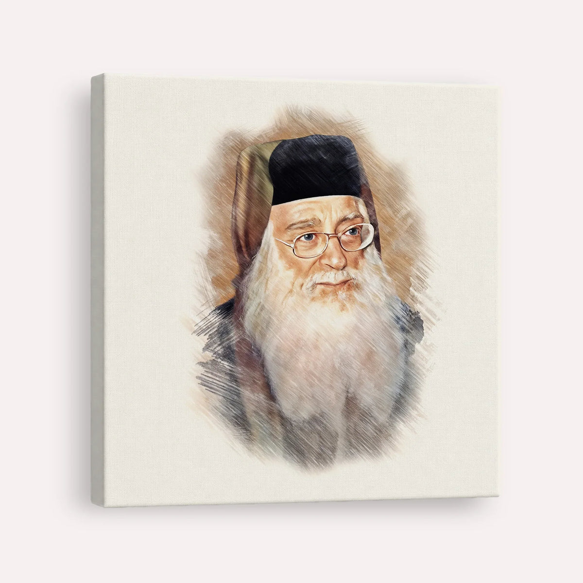 Rabbi Meir Abuhatzeira (Baba Meir) – Canvas Square | Jewish Wall Art, Gedolim Pictures