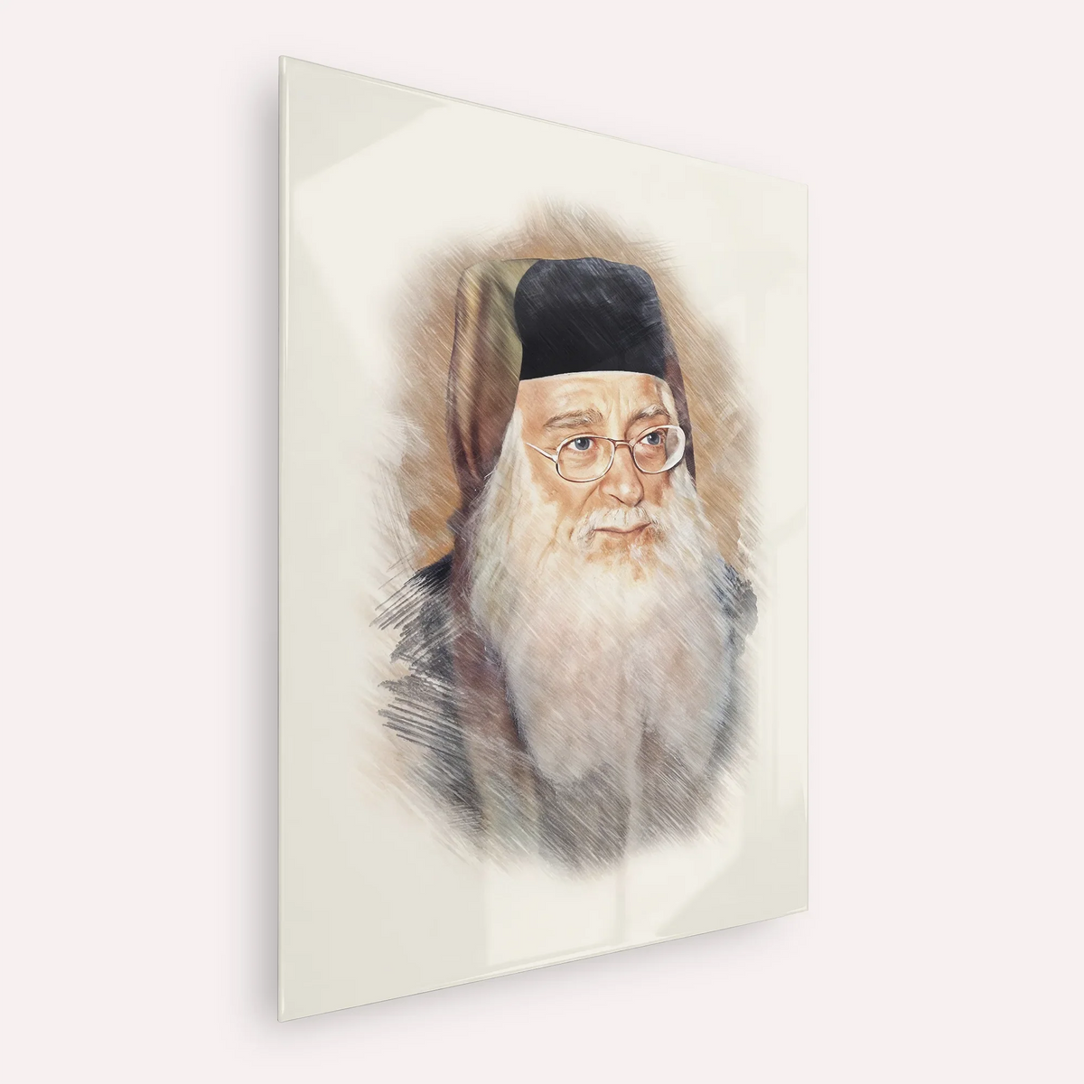 Rabbi Meir Abuhatzeira (Baba Meir) – Acrylic Glass Vertical | Jewish Wall Art, Gedolim Pictures