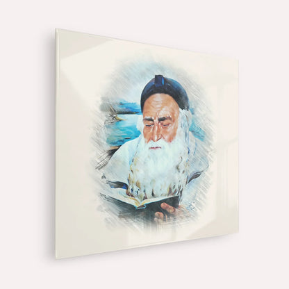 Rabbi Meir Baal Hanes – Acrylic Glass Square | Jewish Wall Art, Gedolim Pictures