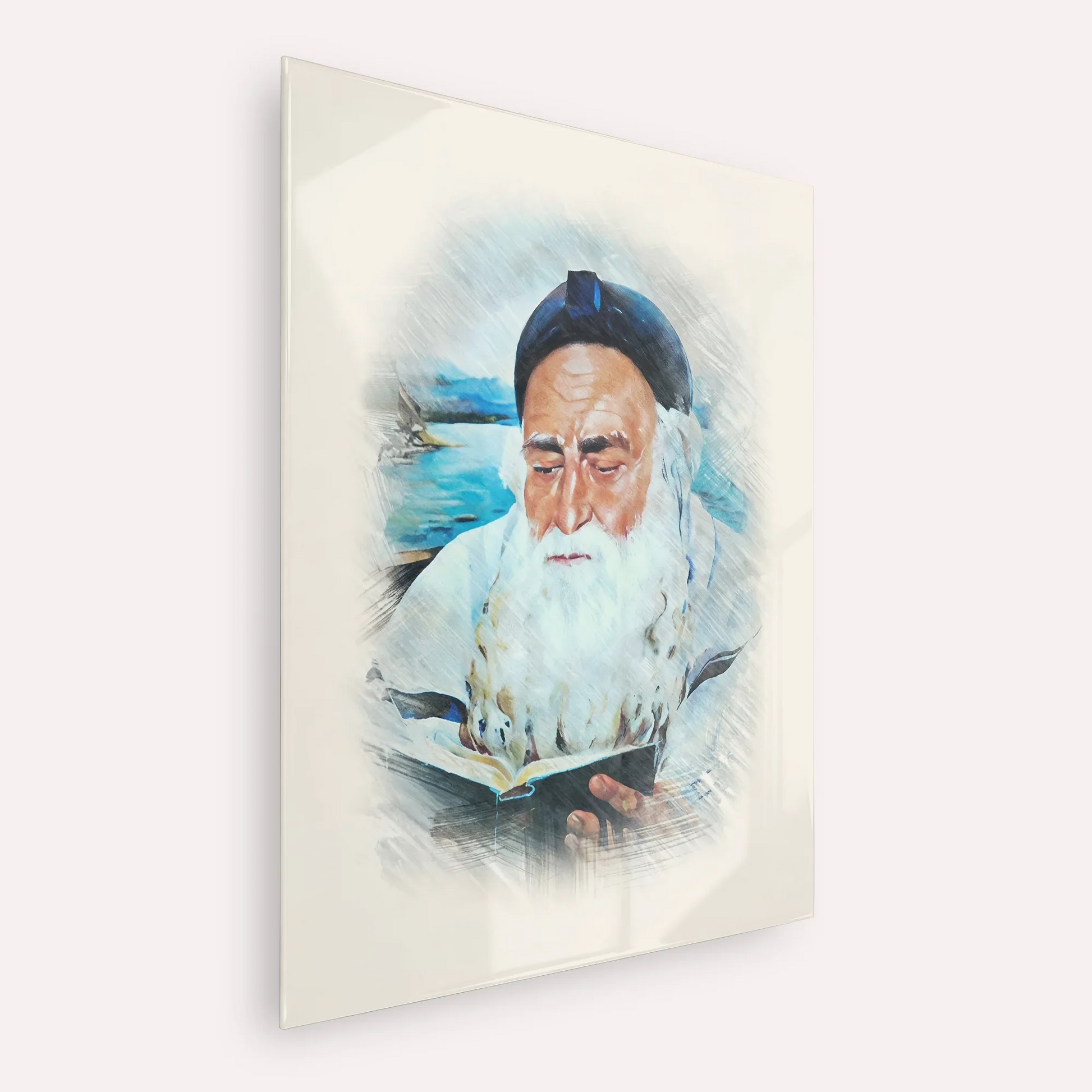 Rabbi Meir Baal Hanes – Acrylic Glass Vertical | Jewish Wall Art, Gedolim Pictures