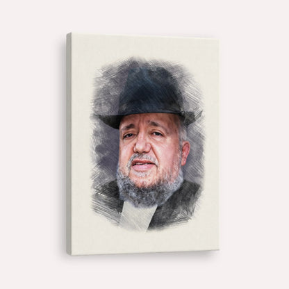 Rabbi Meir Mazuz – Canvas Vertical | Jewish Wall Art, Gedolim Pictures