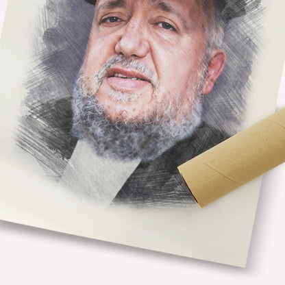 Rabbi Meir Mazuz – Fine Art Print | Jewish Wall Art, Gedolim Pictures
