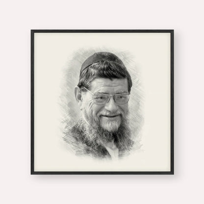 Rabbi Mordechai Gifter – Black & White