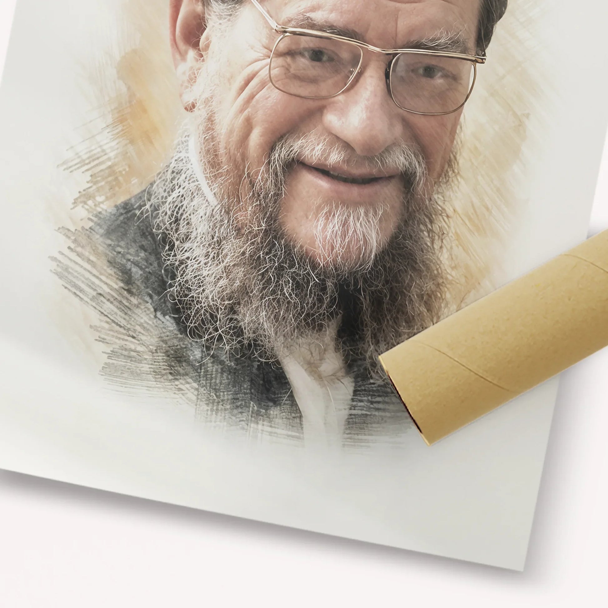 Rabbi Mordechai Gifter – Fine Art Print | Jewish Wall Art, Gedolim Pictures