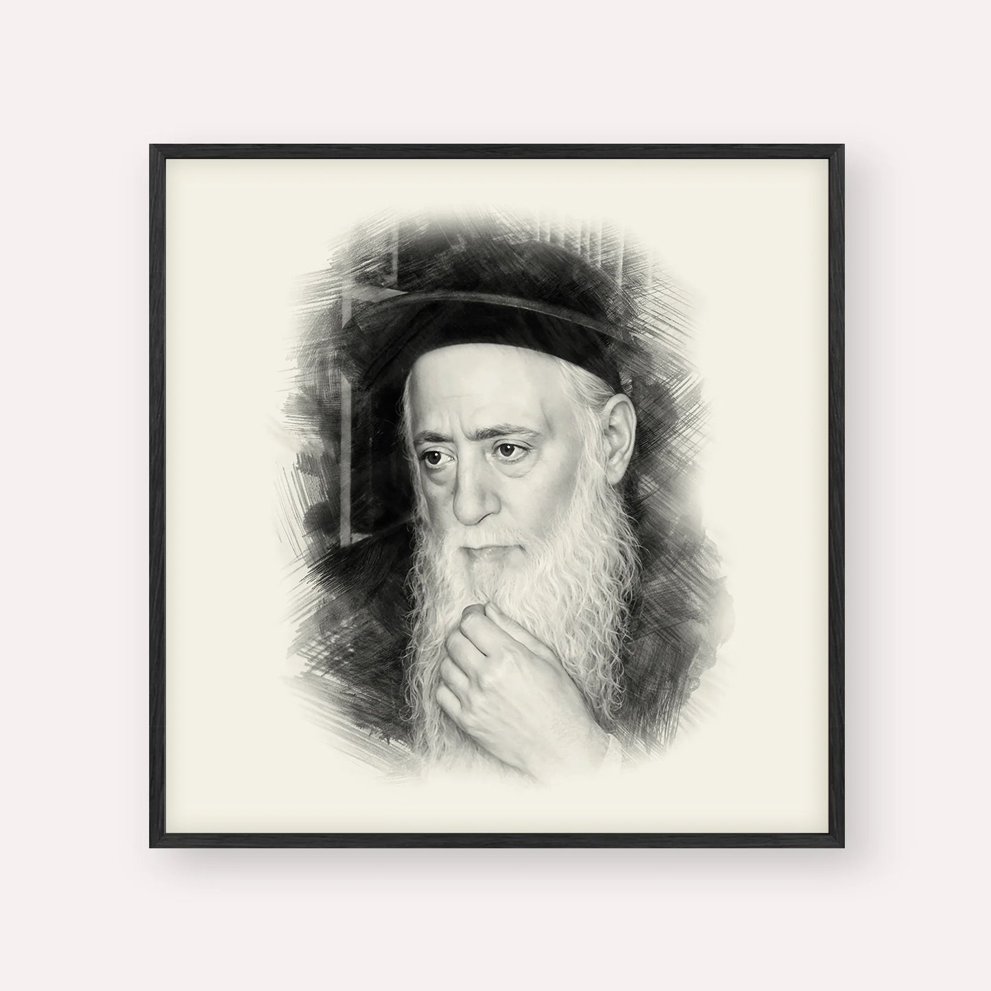 Rabbi Moshe Aharon Pinto – Black & White