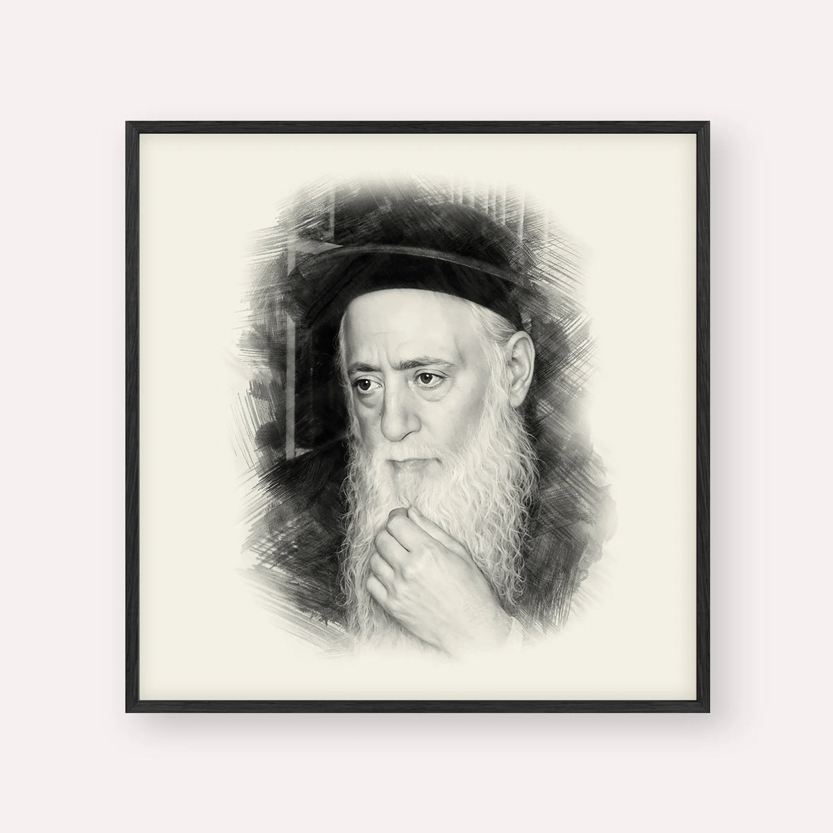 Rabbi Moshe Aharon Pinto – Black & White