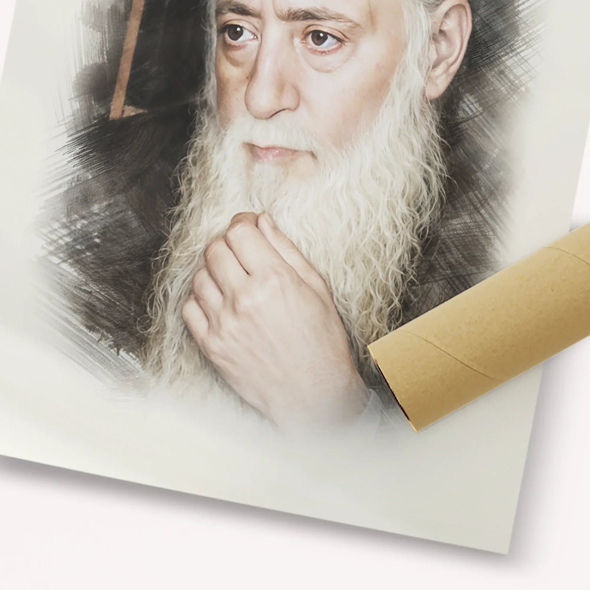 Rabbi Moshe Aharon Pinto – Fine Art Print | Jewish Wall Art, Gedolim Pictures