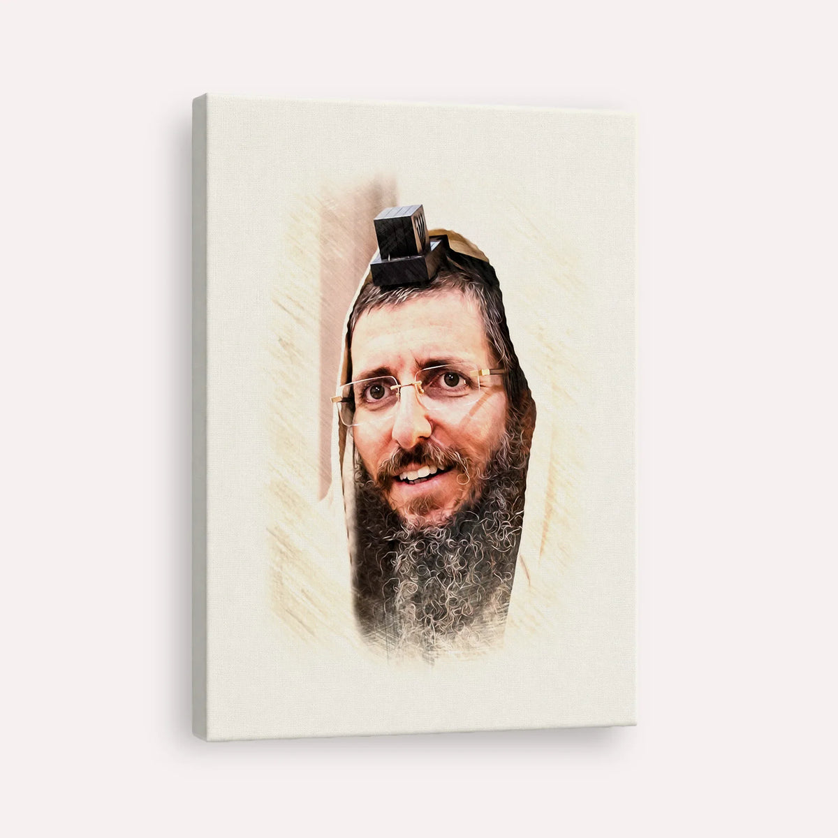 Rabbi Moshe Avital – Canvas Vertical | Jewish Wall Art, Gedolim Pictures