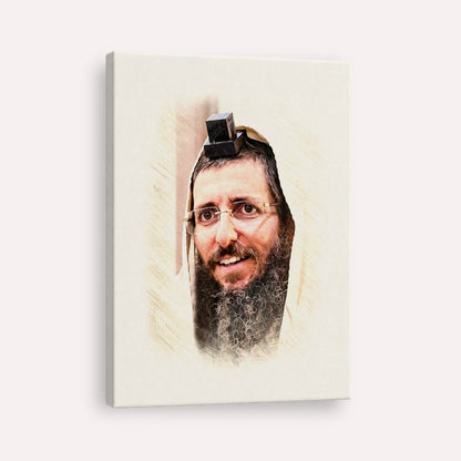 Rabbi Moshe Avital – Canvas Vertical | Jewish Wall Art, Gedolim Pictures
