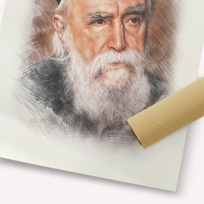 Rabbi Moshe Feinstein – Fine Art Print | Jewish Wall Art, Gedolim Pictures