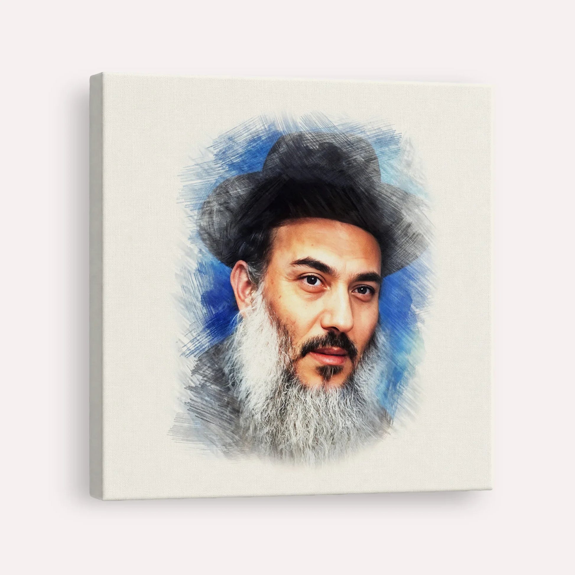 Rabbi Nissim Yagen – Canvas Square | Jewish Wall Art, Gedolim Pictures