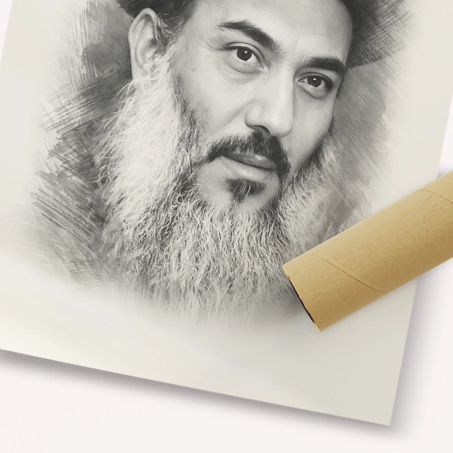 Rabbi Nissim Yagen – Black & White – Fine Art Print | Jewish Wall Art, Gedolim Pictures