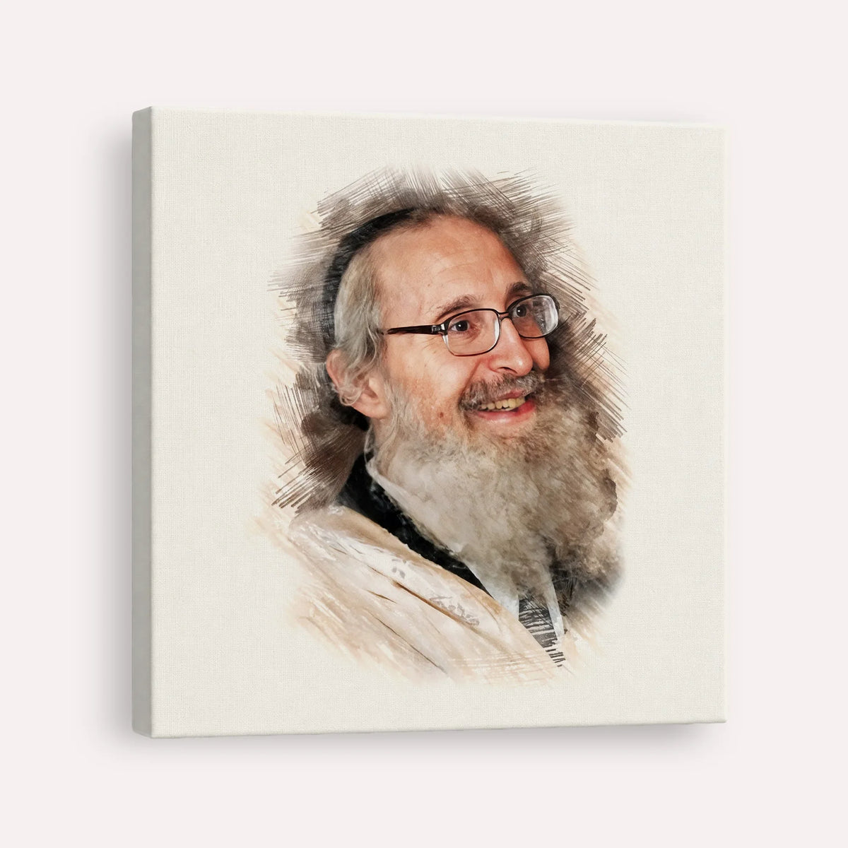 Rabbi Nosson Tzvi Finkel – Canvas Square | Jewish Wall Art, Gedolim Pictures