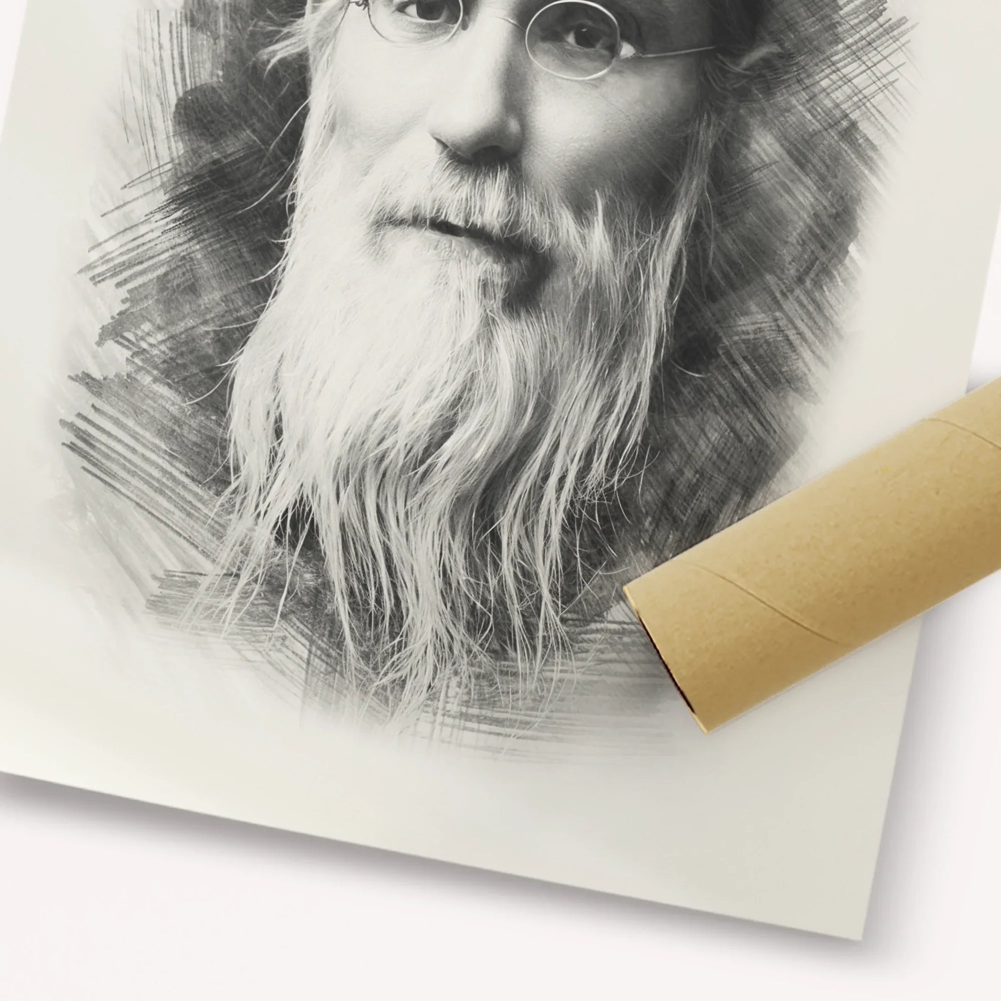 Rabbi Nosson Tzvi Finkel (Alter of Slabodka) – Black & White – Fine Art Print | Jewish Wall Art, Gedolim Pictures