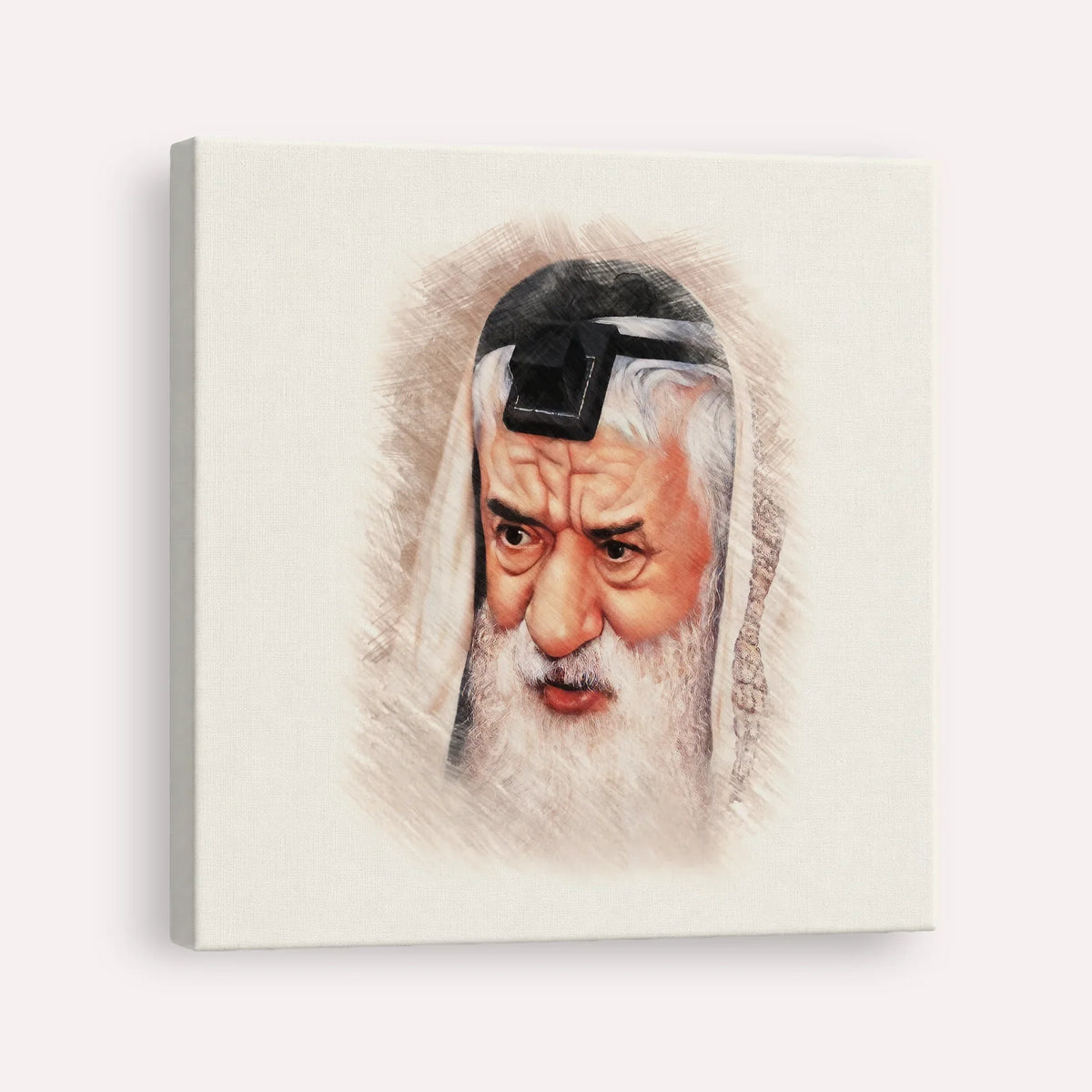 Rabbi Pinchas Hirschprung – Canvas Square | Jewish Wall Art, Gedolim Pictures