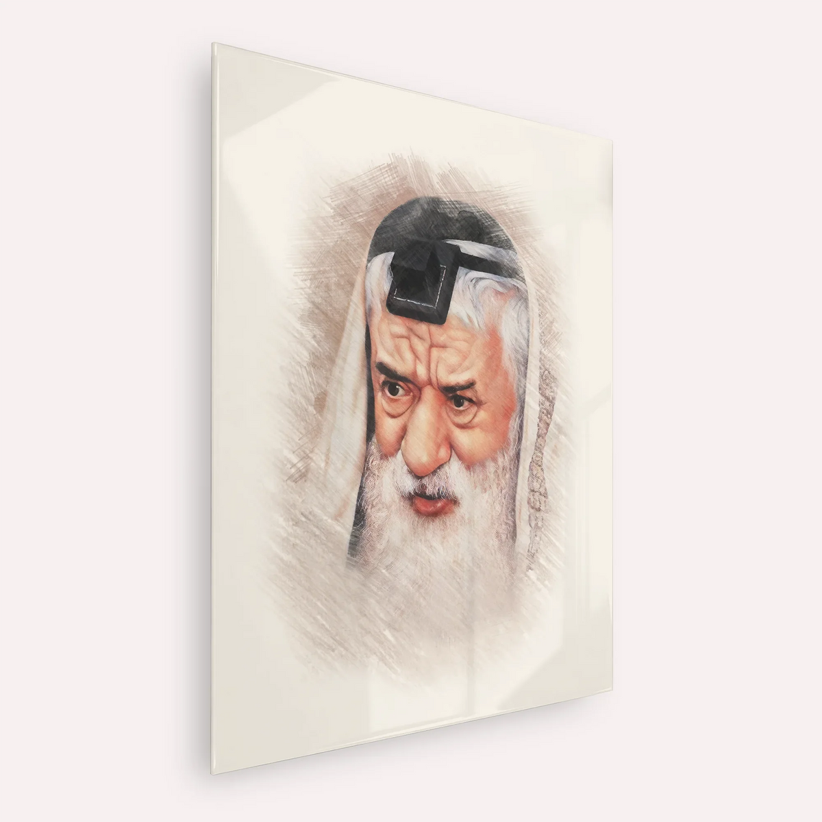 Rabbi Pinchas Hirschprung – Acrylic Glass Vertical | Jewish Wall Art, Gedolim Pictures