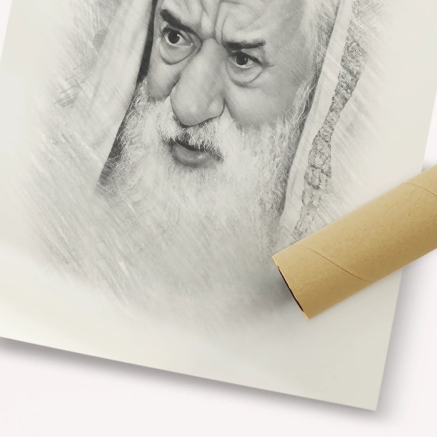 Rabbi Pinchas Hirschprung – Black & White – Fine Art Print | Jewish Wall Art, Gedolim Pictures