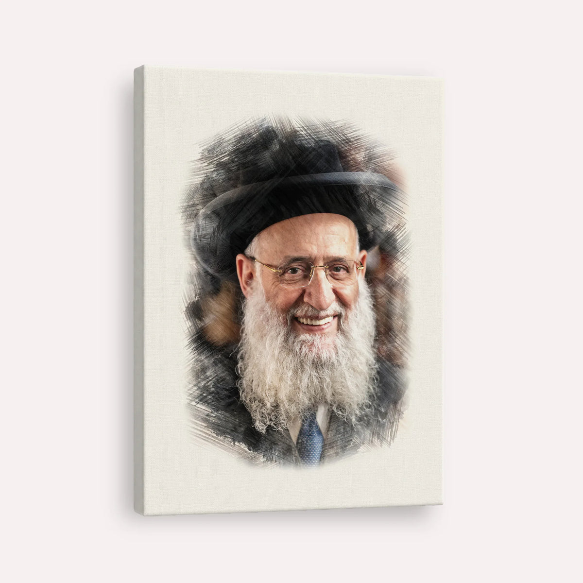 Rabbi Reuven Elbaz – Canvas Vertical | Jewish Wall Art, Gedolim Pictures
