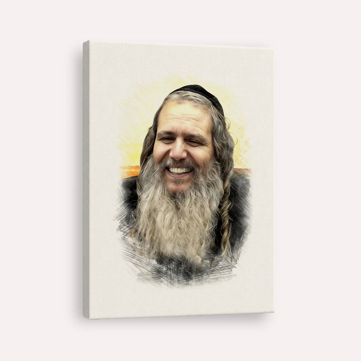 Rabbi Shalom Arush – Canvas Vertical | Jewish Wall Art, Gedolim Pictures
