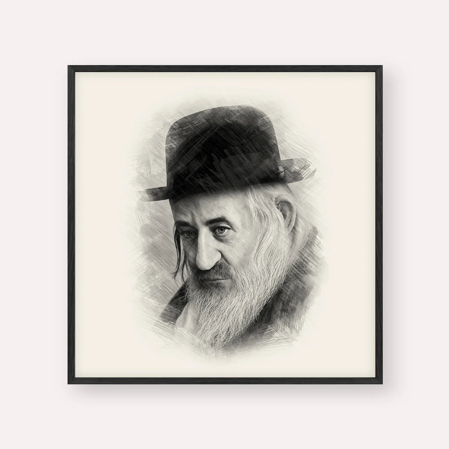 Rabbi Shaya'la of Kerestir – Black & White