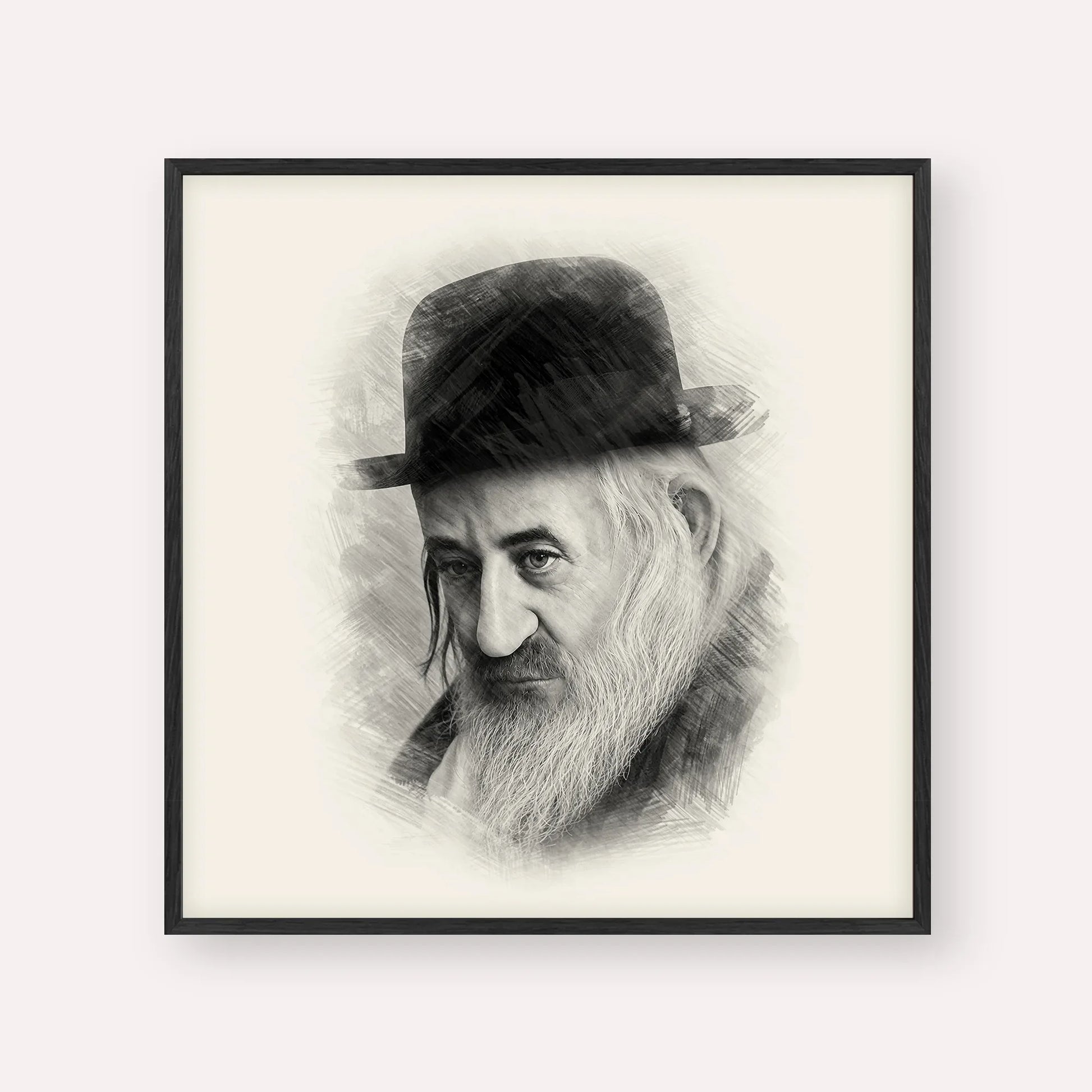 Rabbi Shaya'la of Kerestir – Black & White