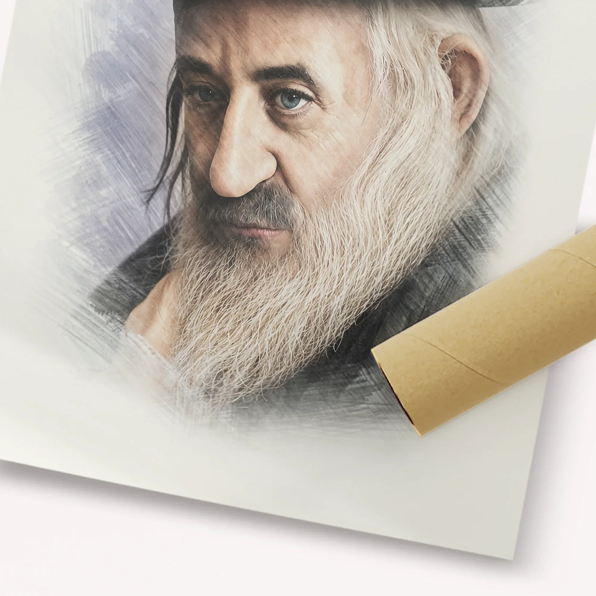 Rabbi Shaya'la of Kerestir – Fine Art Print | Jewish Wall Art, Gedolim Pictures
