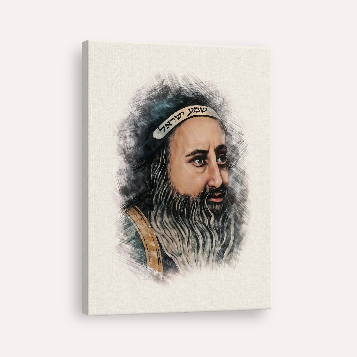 Rabbi Shimon Bar Yochai – Canvas Vertical | Jewish Wall Art, Gedolim Pictures