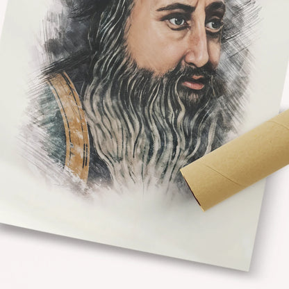 Rabbi Shimon Bar Yochai – Fine Art Print | Jewish Wall Art, Gedolim Pictures