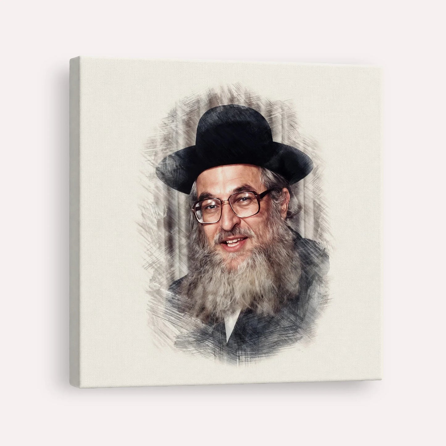 Rabbi Shimshon Dovid Pincus – Canvas Square | Jewish Wall Art, Gedolim Pictures