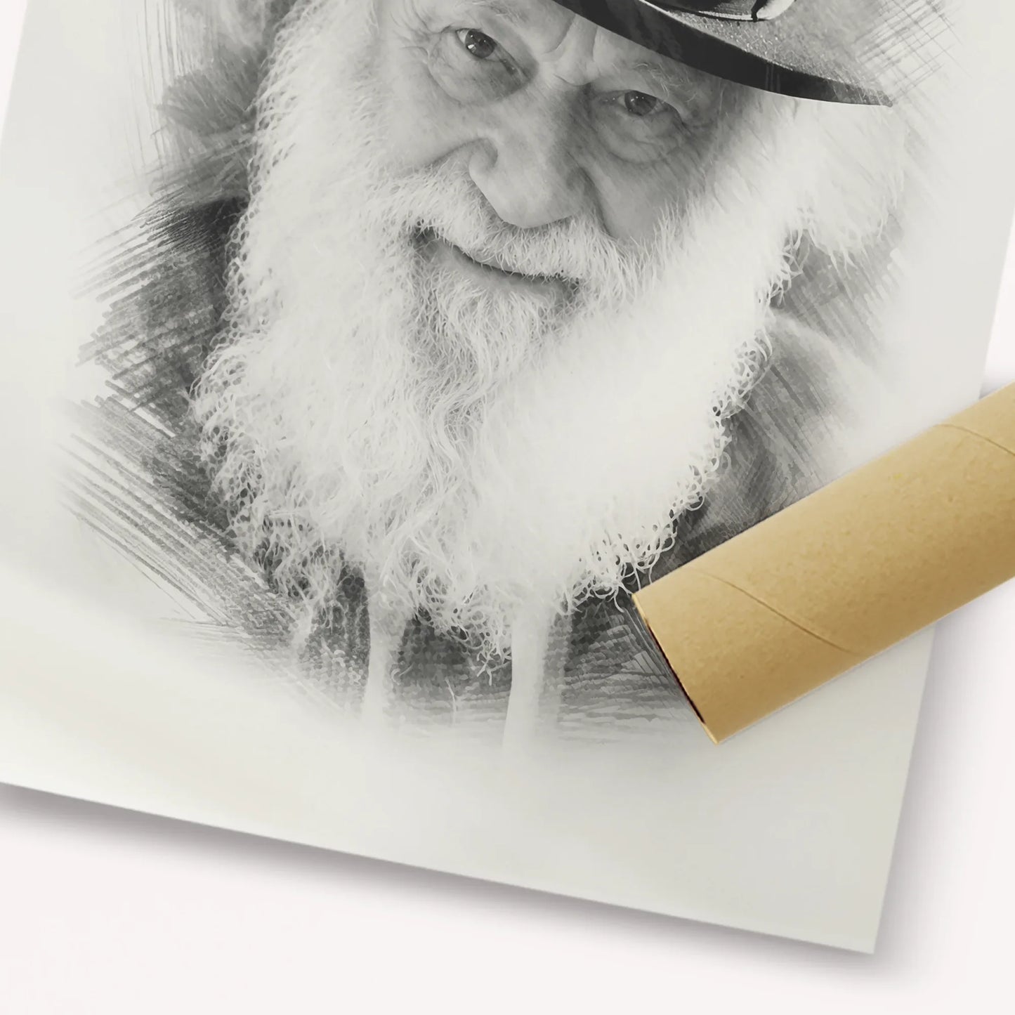 Rabbi Shmuel Berenbaum – Black & White – Fine Art Print | Jewish Wall Art, Gedolim Pictures