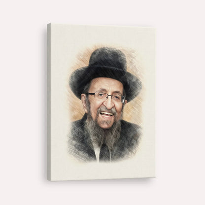 Rabbi Shmuel Kamenetsky – Canvas Vertical | Jewish Wall Art, Gedolim Pictures