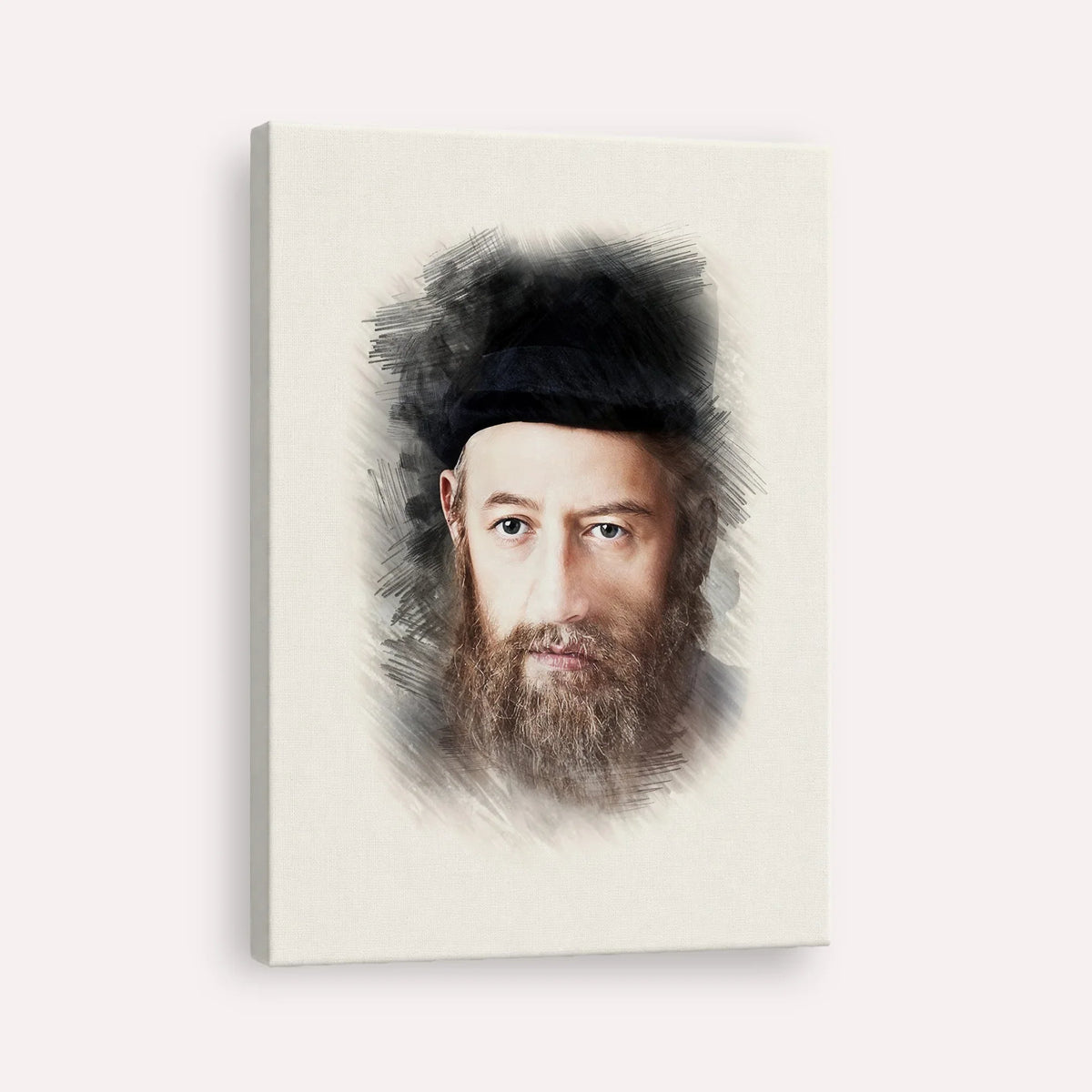 Rabbi Sholom Dovber Schneersohn – Canvas Vertical | Jewish Wall Art, Gedolim Pictures