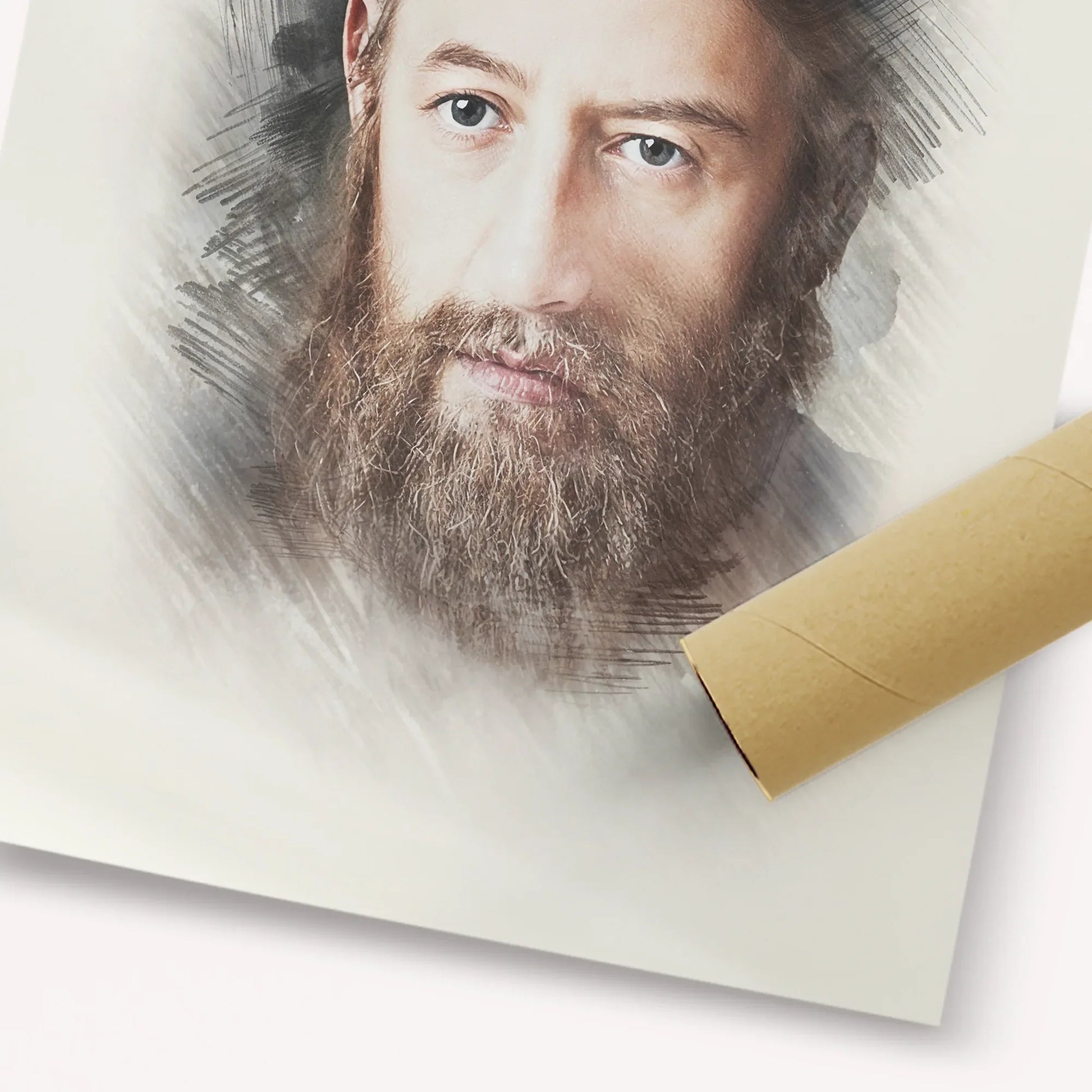 Rabbi Sholom Dovber Schneersohn – Fine Art Print | Jewish Wall Art, Gedolim Pictures