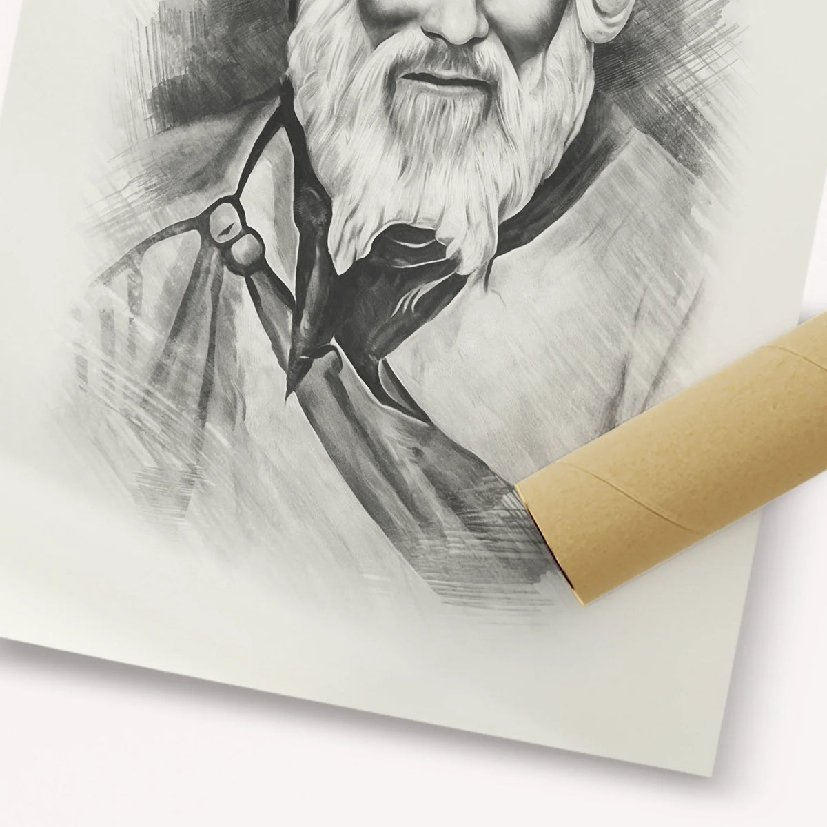 Rabbi Yaakob Abuhatzeira – Black & White – Fine Art Print | Jewish Wall Art, Gedolim Pictures