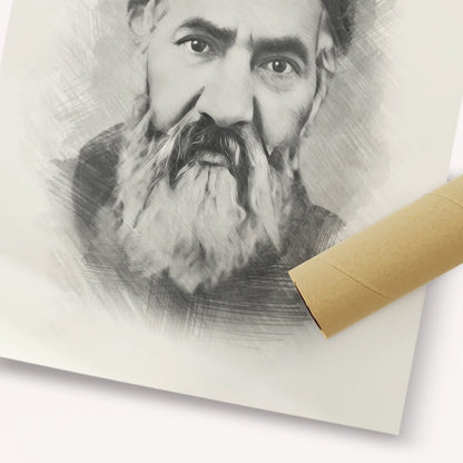 Rabbi Yaakov Chaim Sofer (Kaf Hachaim) – Black & White – Fine Art Print | Jewish Wall Art, Gedolim Pictures