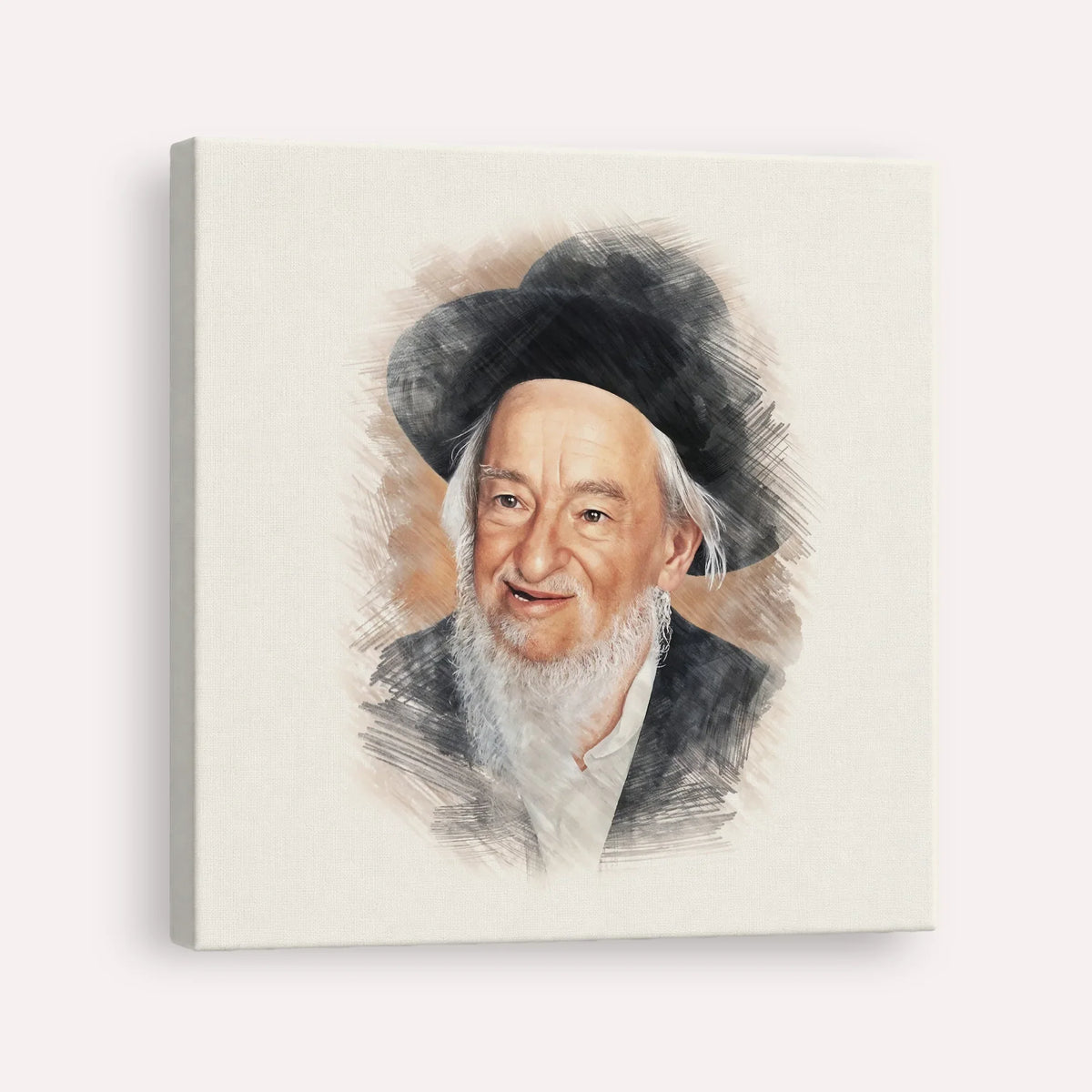 Rabbi Yaakov Galinsky – Canvas Square | Jewish Wall Art, Gedolim Pictures