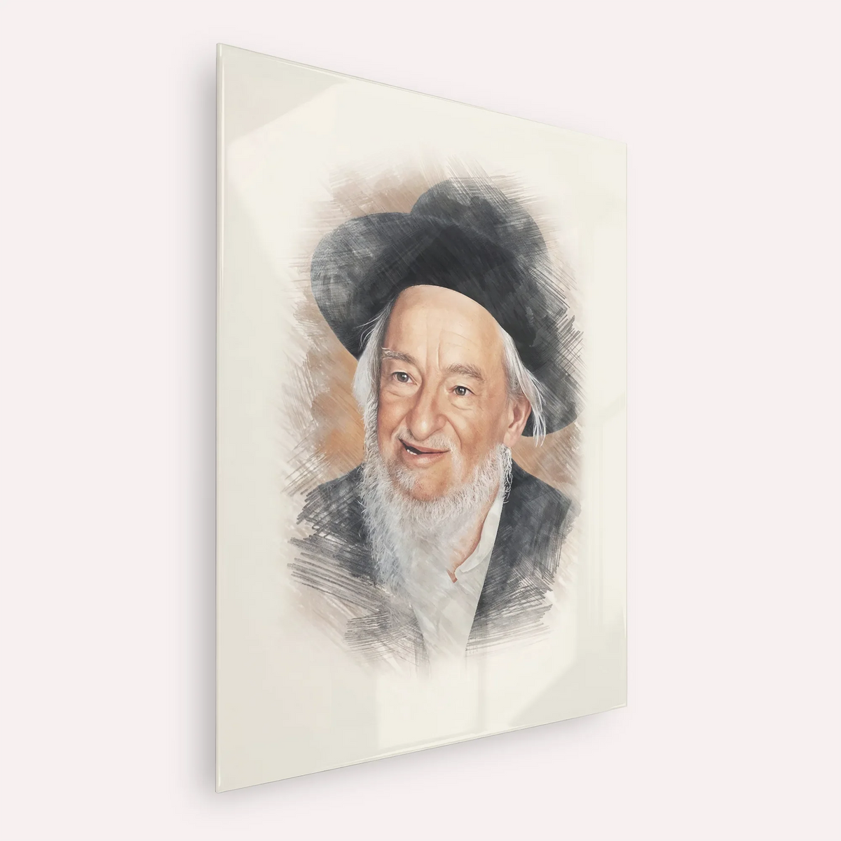 Rabbi Yaakov Galinsky – Acrylic Glass Vertical | Jewish Wall Art, Gedolim Pictures