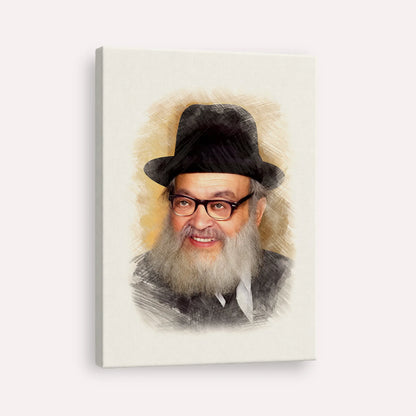 Rabbi Yaakov Kamenetsky – Canvas Vertical | Jewish Wall Art, Gedolim Pictures