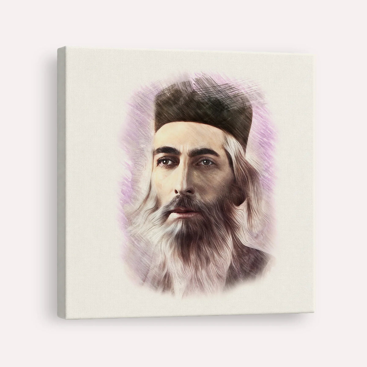 Rabbi Yaakov Yosef Herman – Canvas Square | Jewish Wall Art, Gedolim Pictures